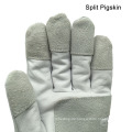 Damen Langer Manschettenziege Leder -Palmenverstärkte Gartenschnitte Handschuhe